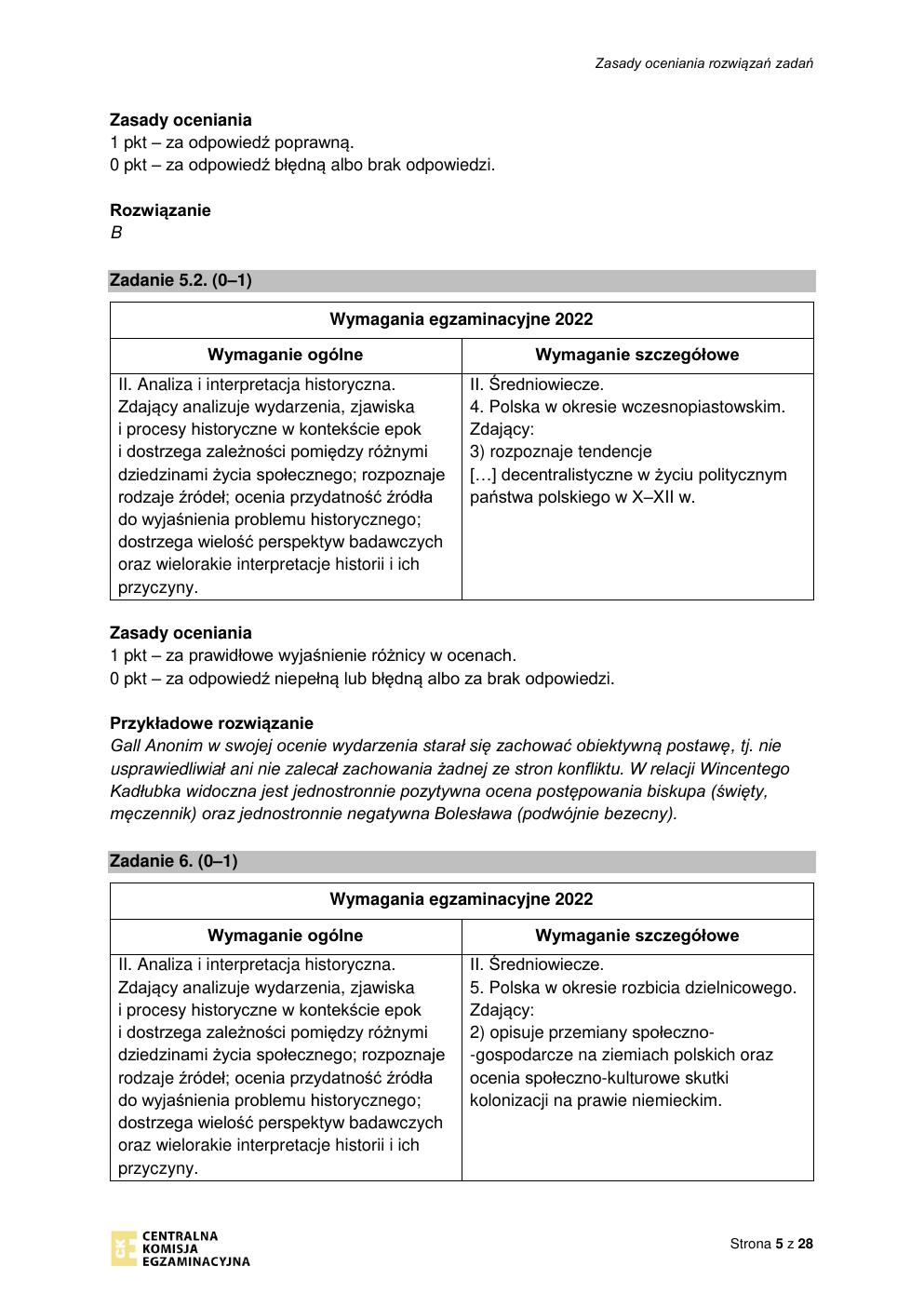 odpowiedzi - historia rozszerzony - matura 2022 - maj-05