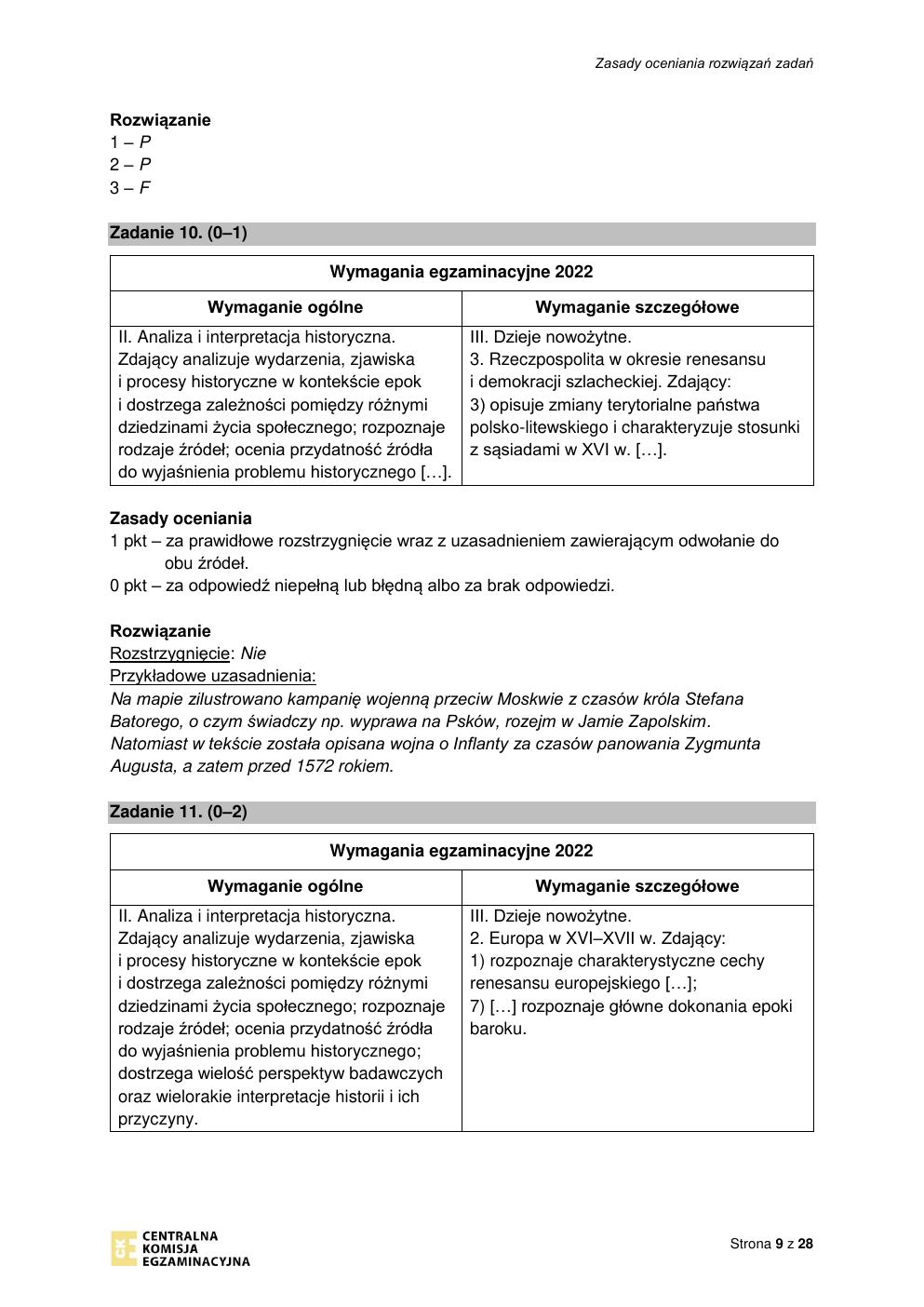 odpowiedzi - historia rozszerzony - matura 2022 - maj-09