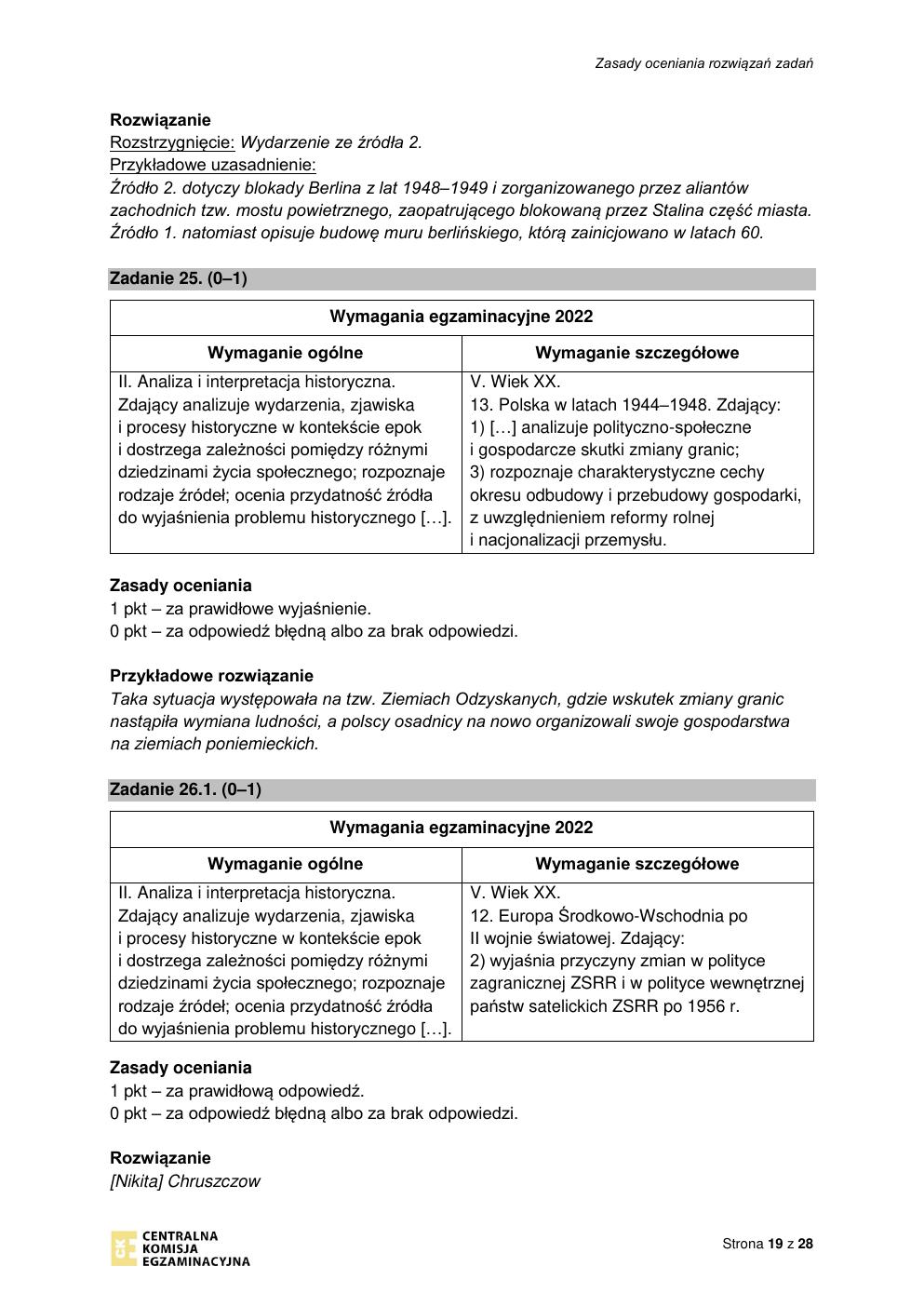 odpowiedzi - historia rozszerzony - matura 2022 - maj-19