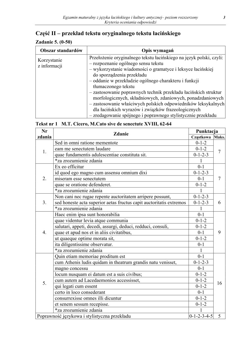 Odpowiedzi - jezyk lacinski i kultury antycznej, p. rozszerzony, matura 2011-strona-03