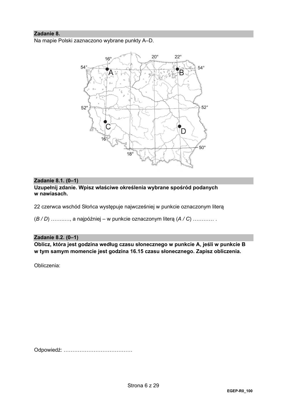 arkusz - geografia rozszerzony - matura 2022 - maj-06