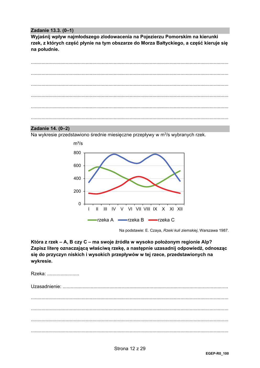 arkusz - geografia rozszerzony - matura 2022 - maj-12