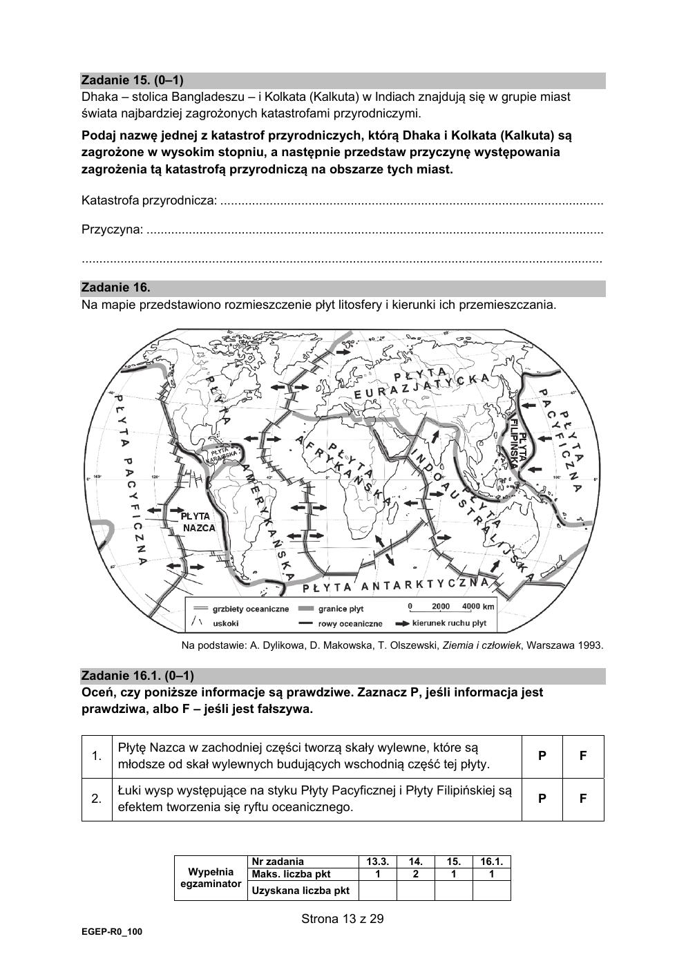 arkusz - geografia rozszerzony - matura 2022 - maj-13