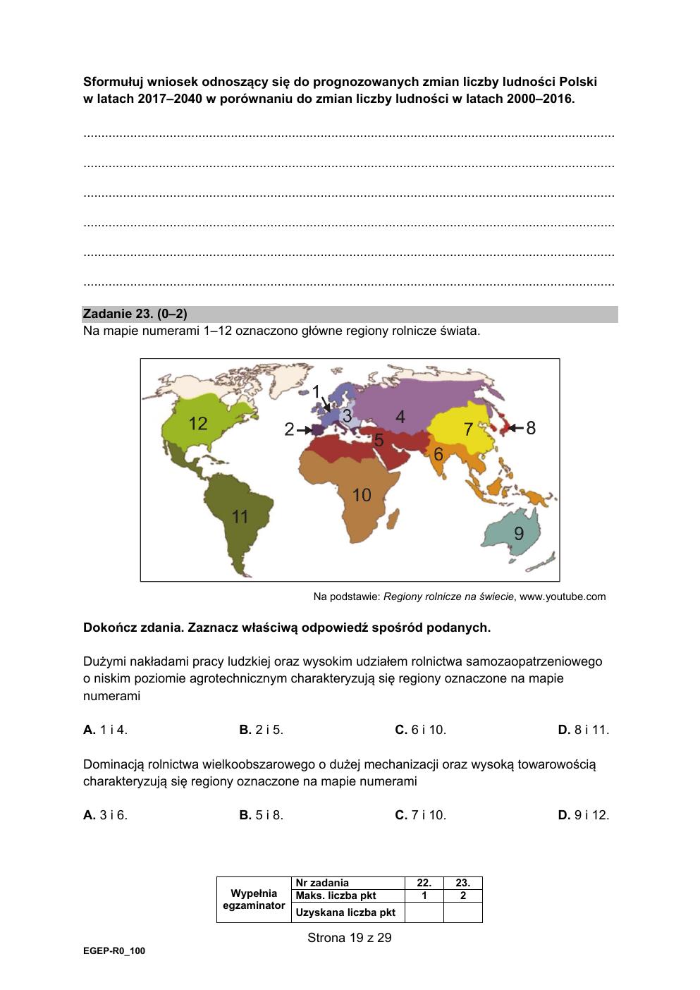 arkusz - geografia rozszerzony - matura 2022 - maj-19