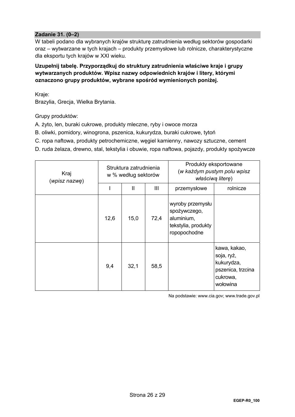 arkusz - geografia rozszerzony - matura 2022 - maj-26