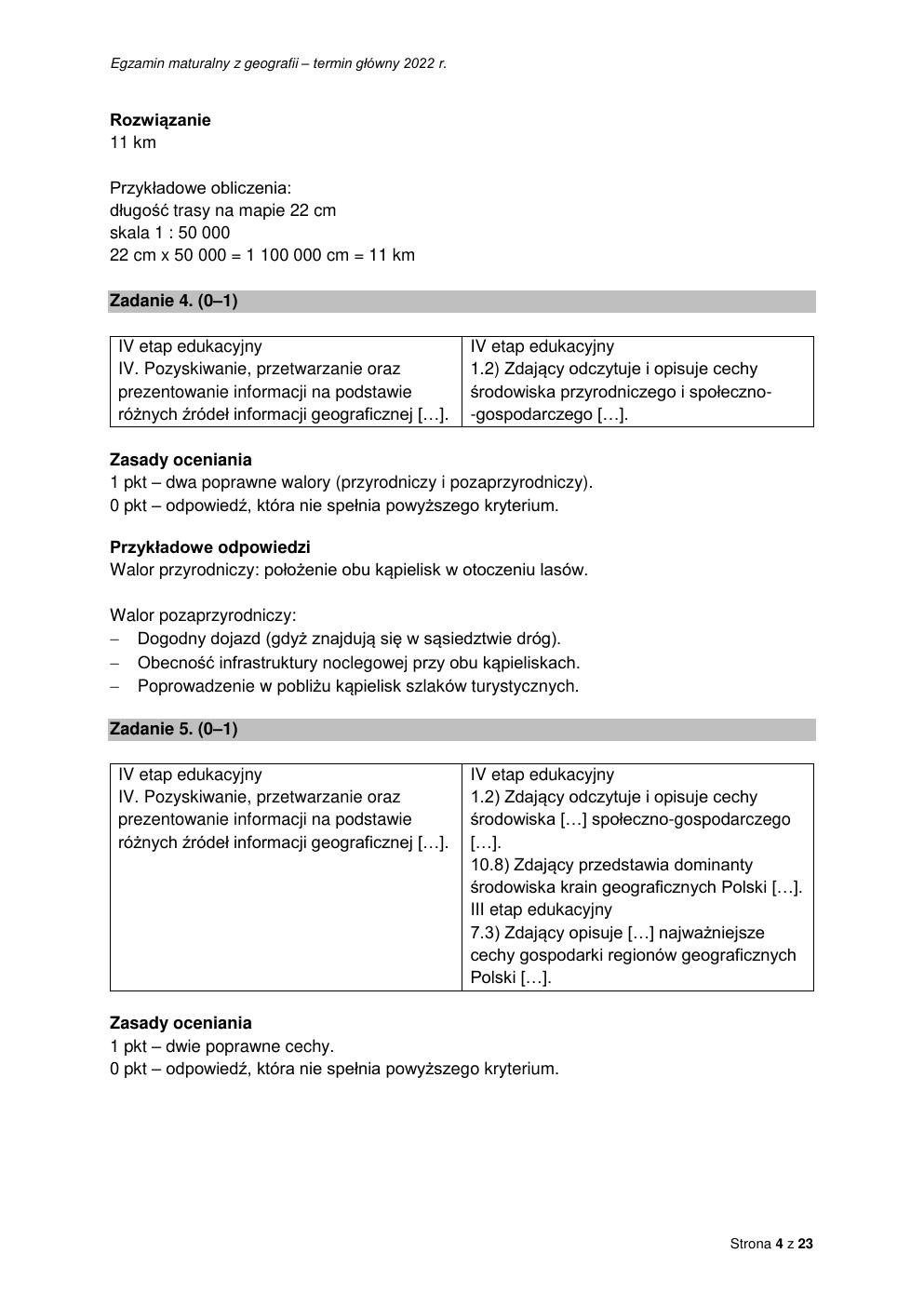 odpowiedzi - geografia rozszerzony - matura 2022 - maj-04