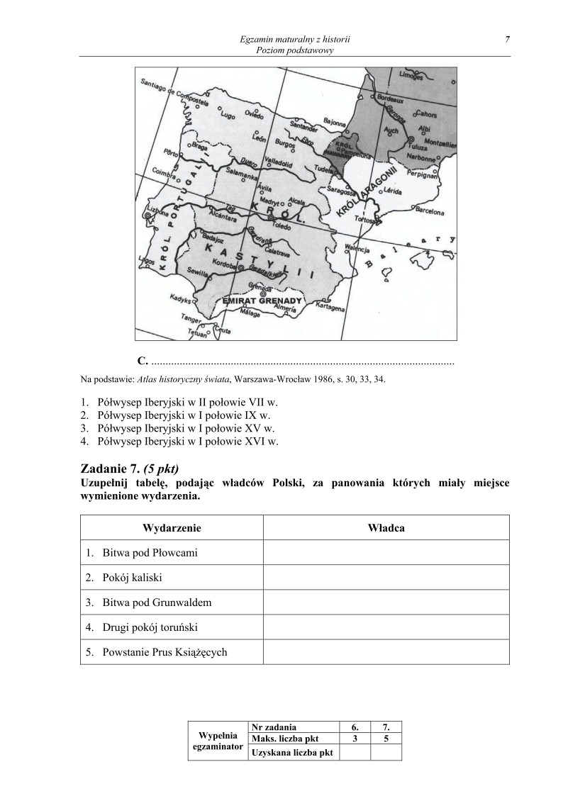 Pytania - historia, p. podstawowy, matura 2011-strona-07