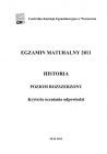 miniatura Odpowiedzi - historia, p. rozszerzony, matura 2011-strona-01