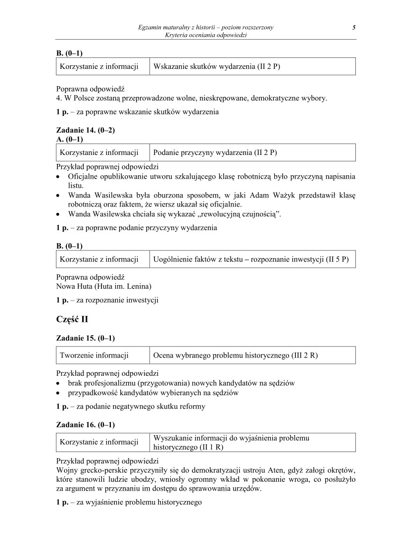 Odpowiedzi - historia, p. rozszerzony, matura 2011-strona-05