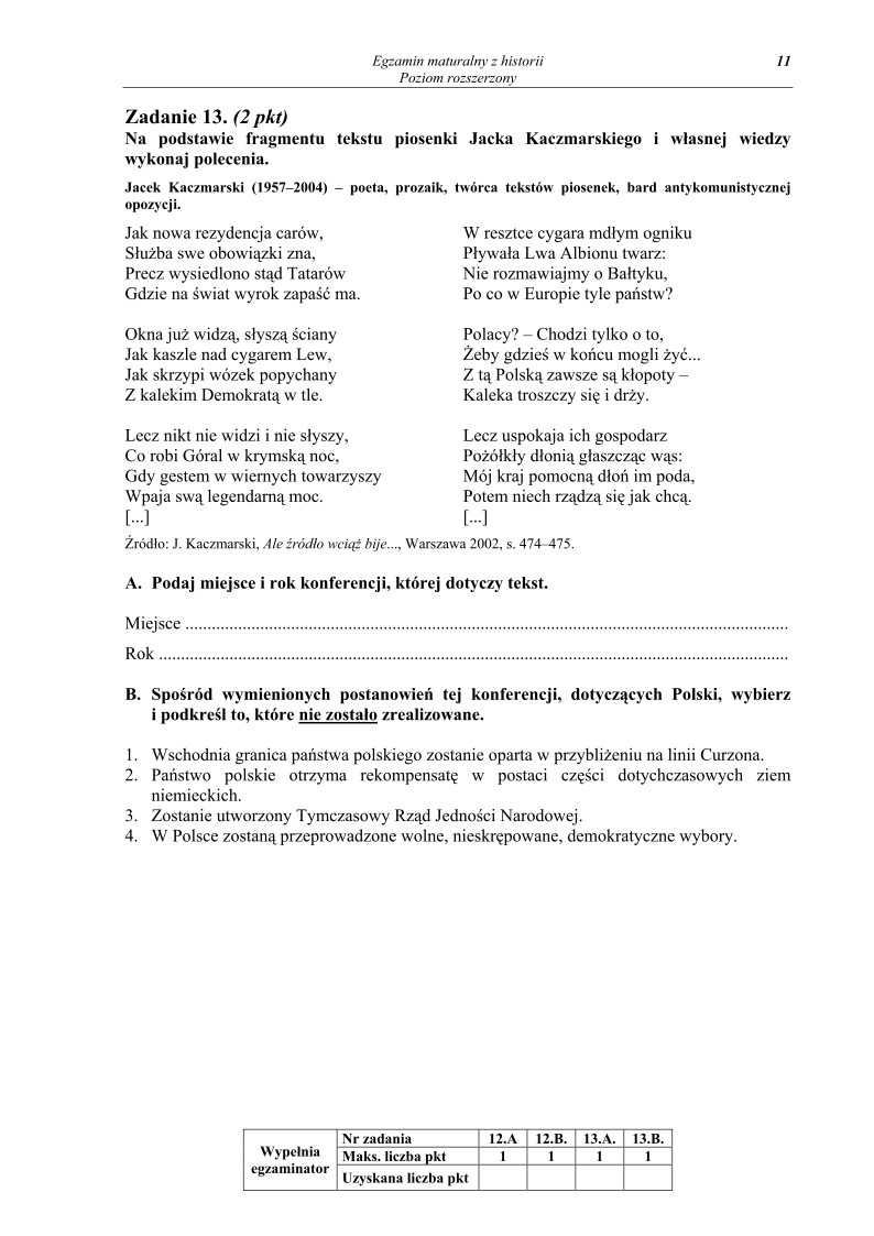 Pytania - historia, p. rozszerzony, matura 2011-strona-11