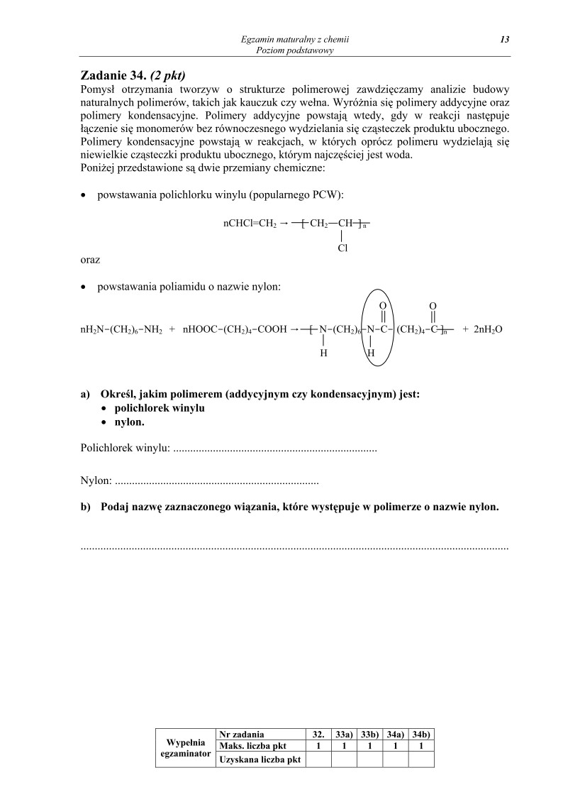 Pytania - chemia, p. podstawowy, matura 2011-strona-13