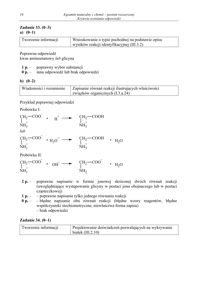 Odpowiedzi - chemia, p. rozszerzony, matura 2011-strona-16