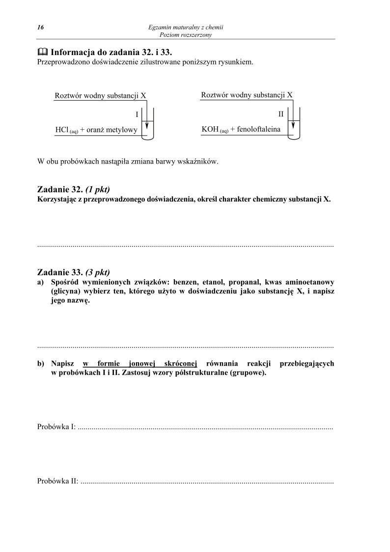 Pytania - chemia, p. rozszerzony, matura 2011-strona-16