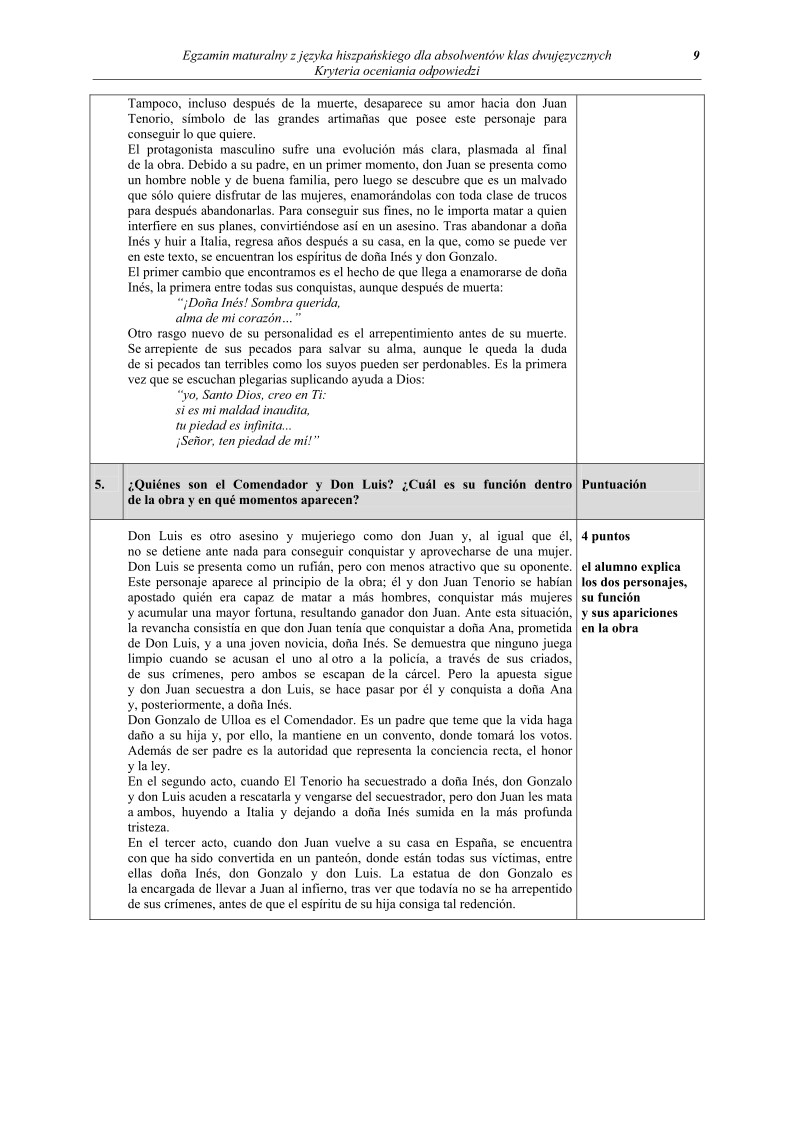 Odpowiedzi- jezyk hiszpanski, w klasach dwujezycznych, matura 2011-strona-09