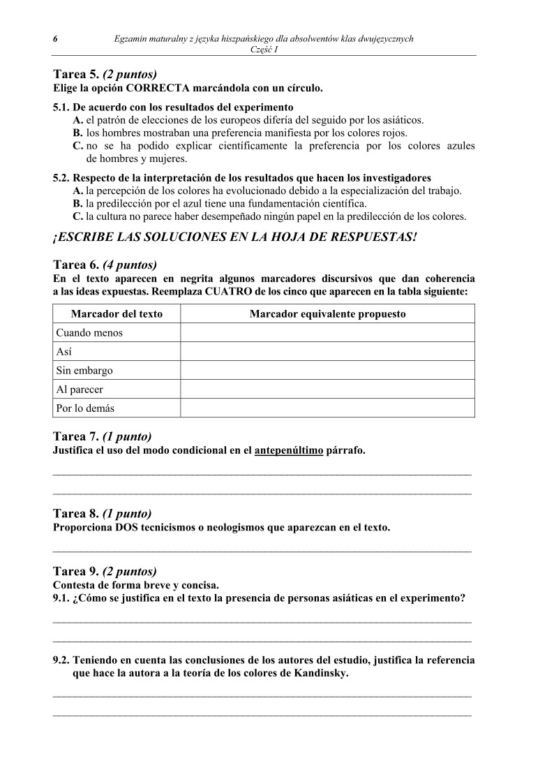 Pytania - jezyk hiszpanski, w klasach dwujezycznych, matura 2011 cz1-strona-06