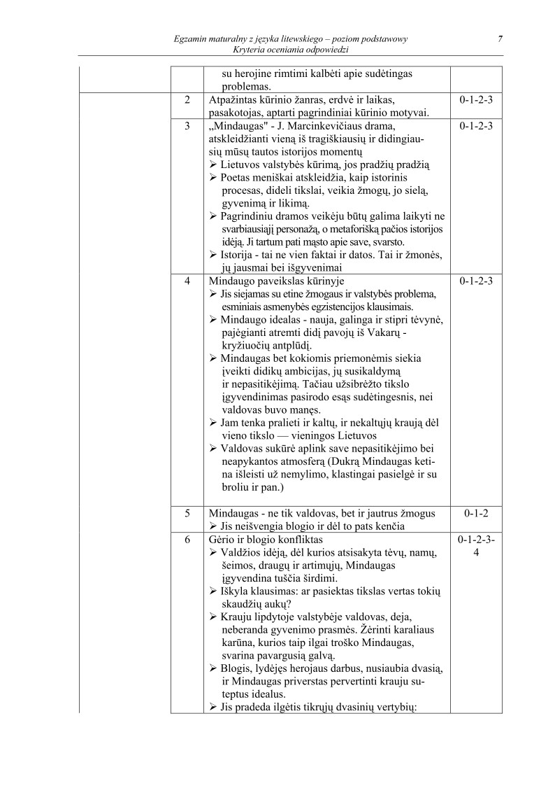 Odpowiedzi - jezyk litewski, p. podstawowy, matura 2011-strona-07