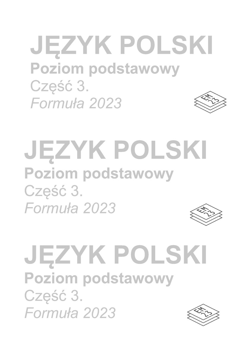 Arkusz 2 – wypracowanie - język polski podstawowy - matura 2023 - maj - 0016