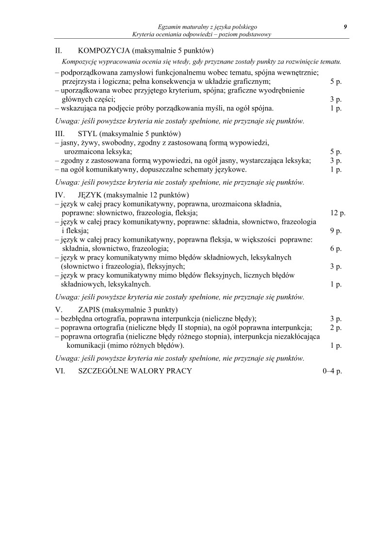 Odpowiedzi - jezyk polski, p. podstawowy matura 2012-strona-09
