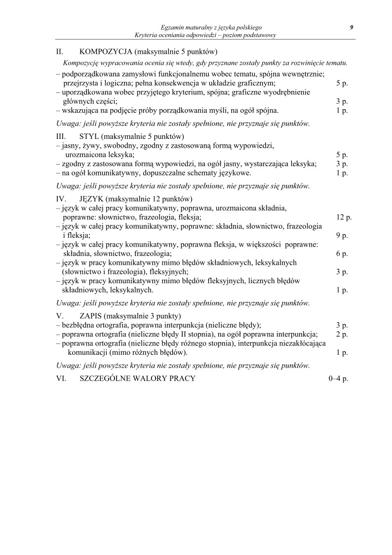 Odpowiedzi - jezyk polski, p. podstawowy matura 2012-strona-09