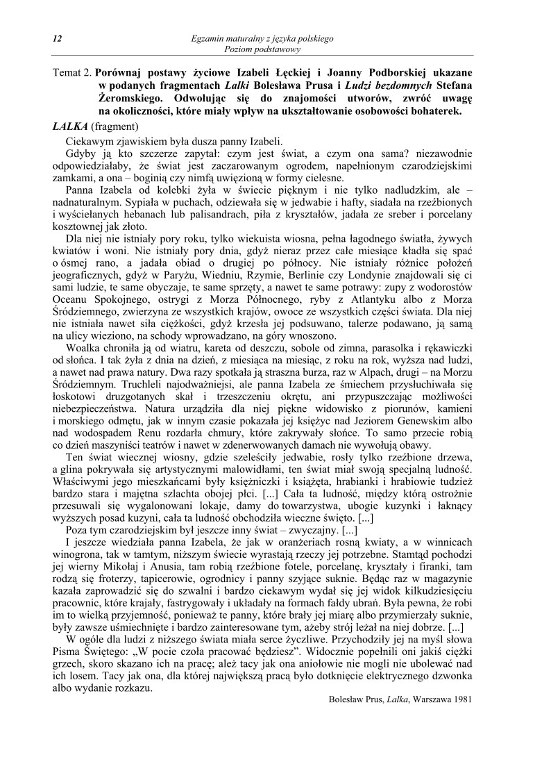 Pytania - jezyk polski, p. podstawowy matura 2012-strona-12