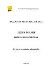 miniatura Odpowiedzi - jezyk polski, p. rozszerzony, matura 2012-strona-01