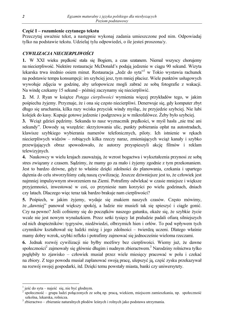 Pytania - jezyk polski dla osob nie slyszacych, matura 2012-strona-02