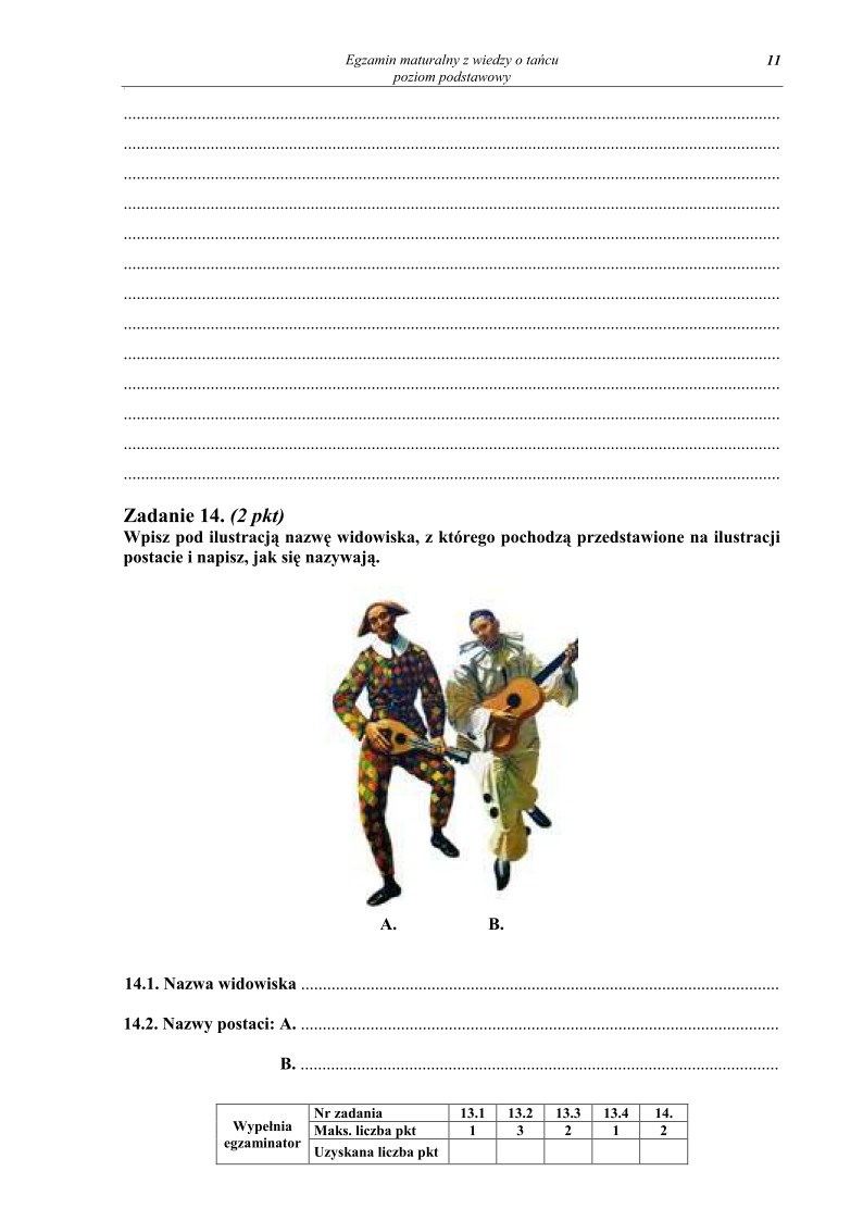 Pytania - wiedza o tancu, p. podstawowy, matura 2012-strona-11