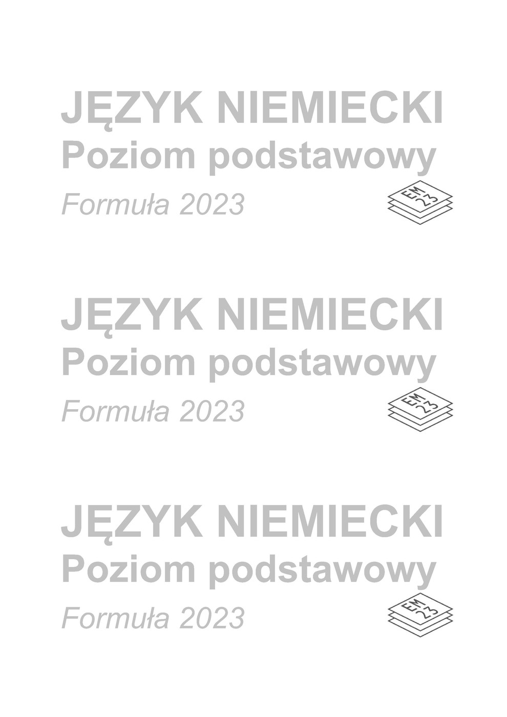 arkusz - niemiecki podstawowy - matura 2023 - maj - 0024