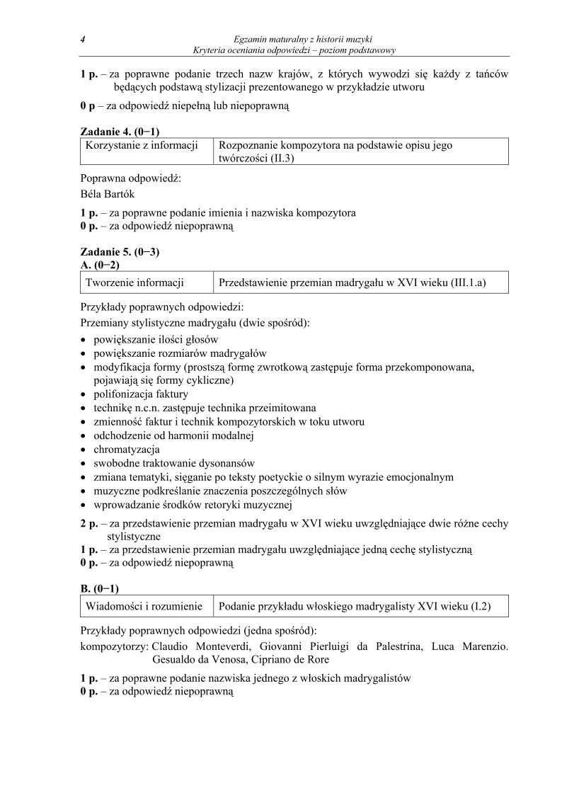 Odpowiedzi - historia muzyki, p. podstawowy, matura 2012-strona-04