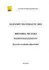 miniatura Odpowiedzi - historia muzyki, p. rozszerzony, matura 2012-strona-01