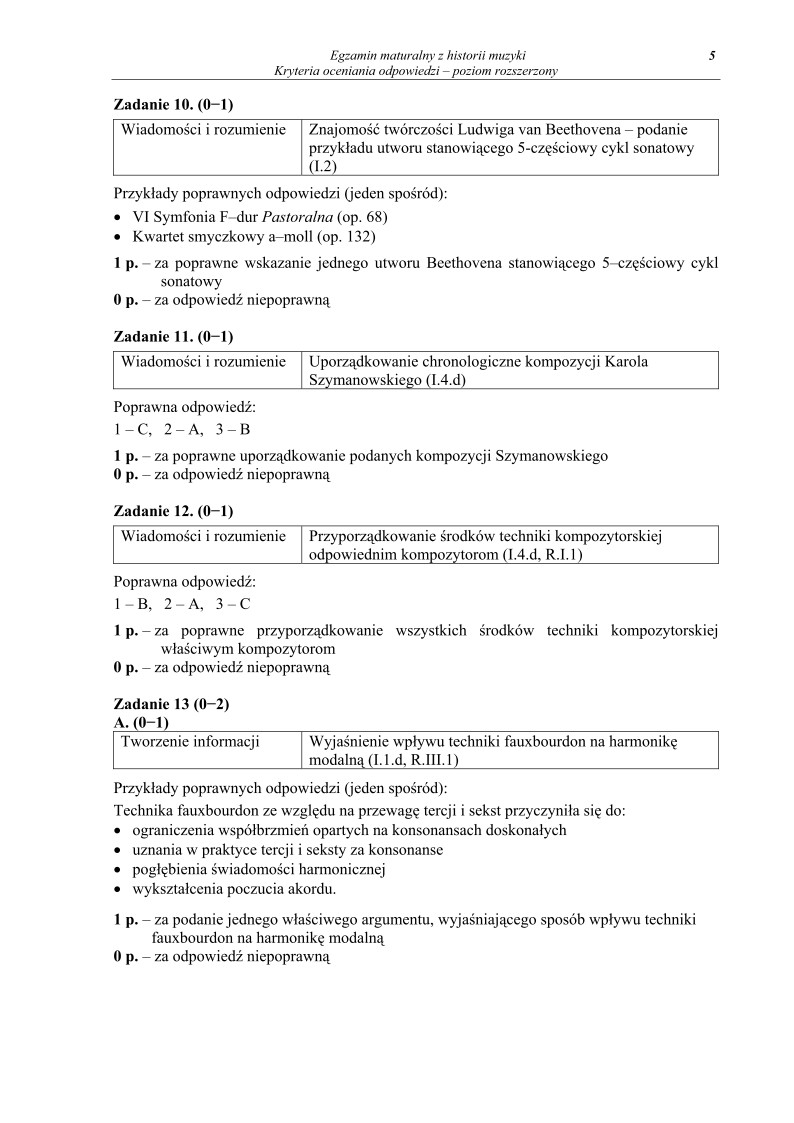 Odpowiedzi - historia muzyki, p. rozszerzony, matura 2012-strona-05