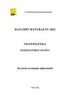 miniatura Odpowiedzi - matematyka, p. podstawowy, matura 2012-strona-01