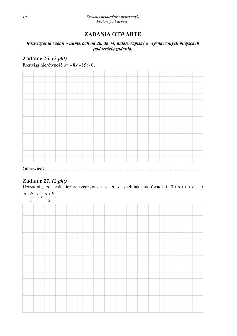 Pytania - matematyka, p. podstawowy, matura 2012-strona-10