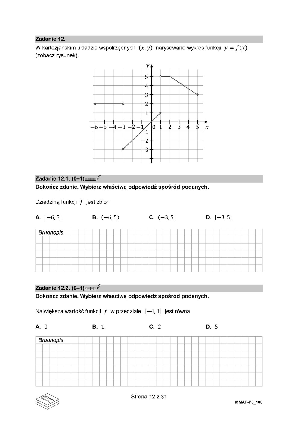 arkusz - matematyka podstawowy - matura 2023 - maj - 0012