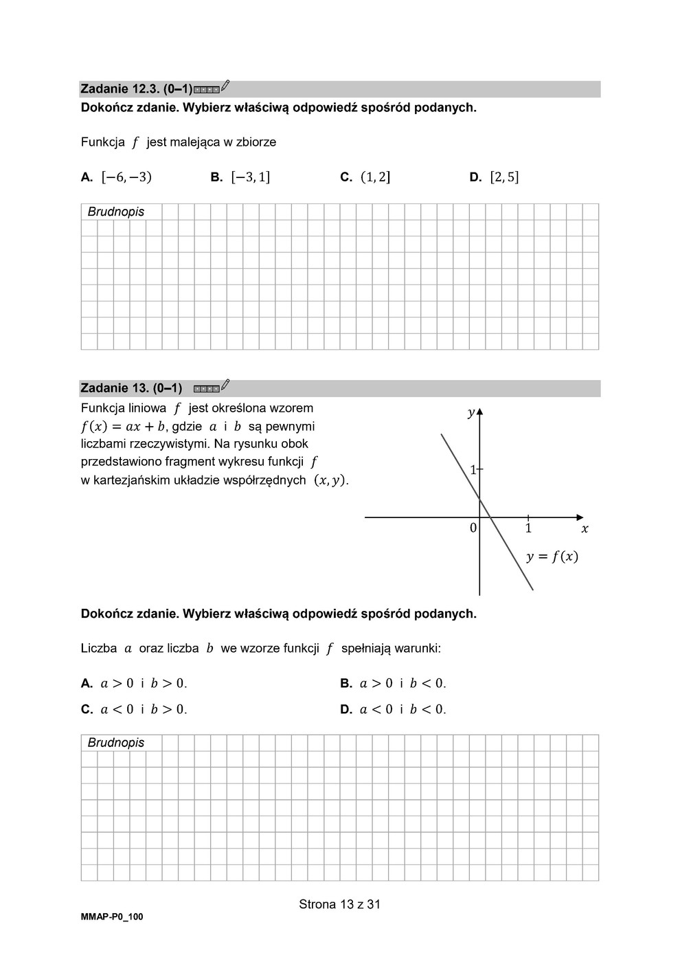 arkusz - matematyka podstawowy - matura 2023 - maj - 0013