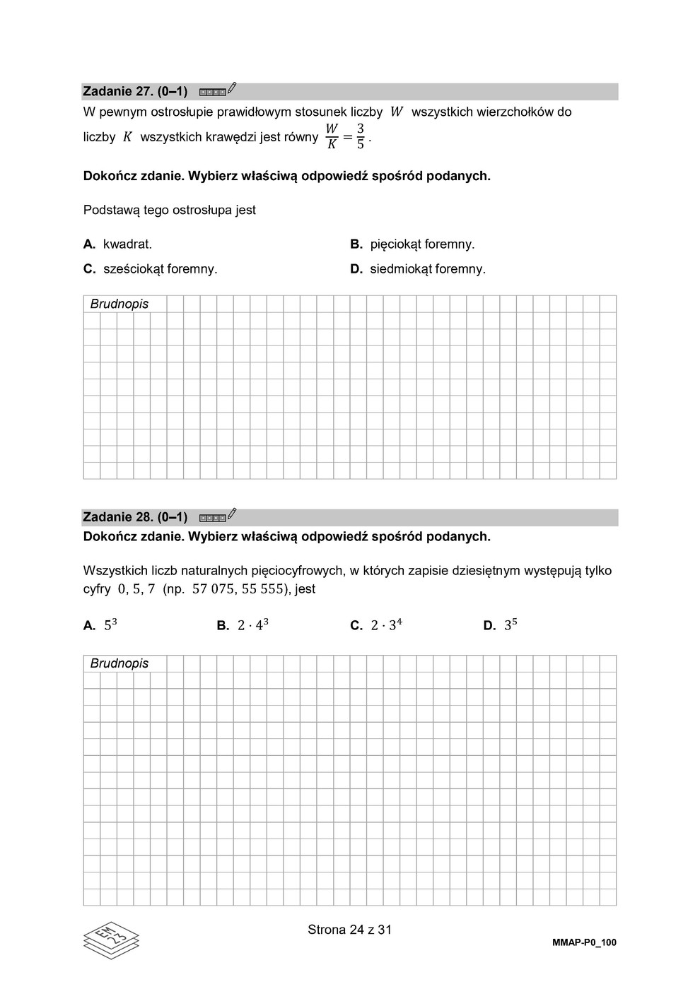 arkusz - matematyka podstawowy - matura 2023 - maj - 0024