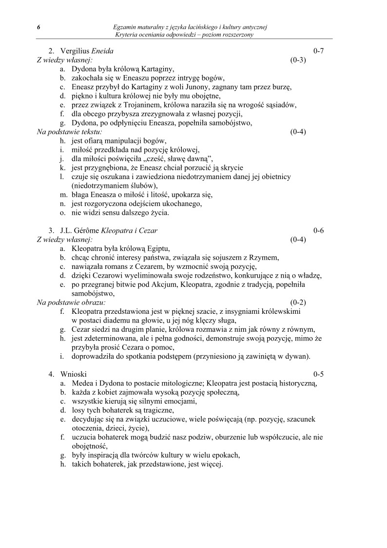 Odpowiedzi - jezyk antyczny i kultura antyczna, p. rozszerzony, matura 2012-strona-06