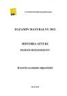 miniatura Odpowiedzi - historia sztuki, p. rozszerzony, matura 2012-strona-01