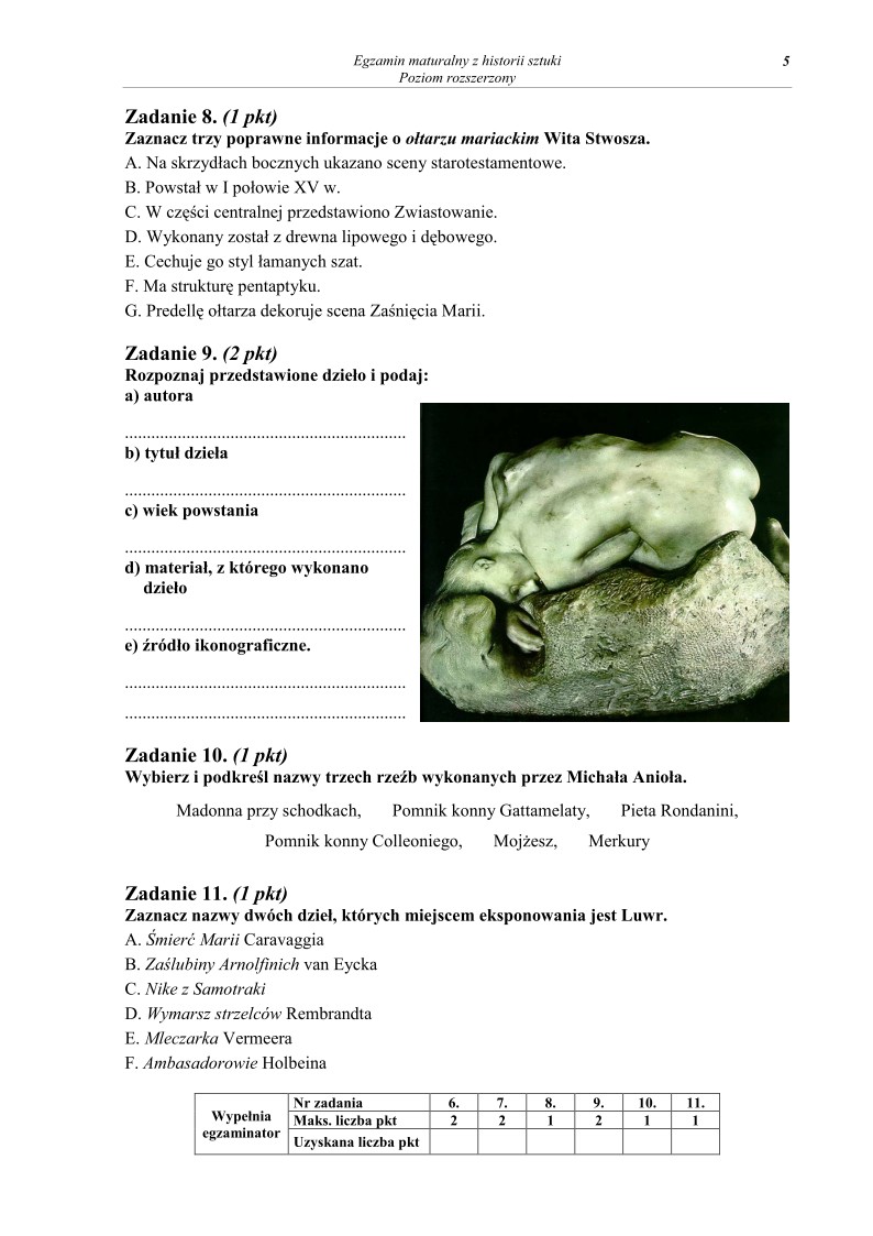 Pytania - historia sztuki, p. rozszerzony, matura 2012-strona-05