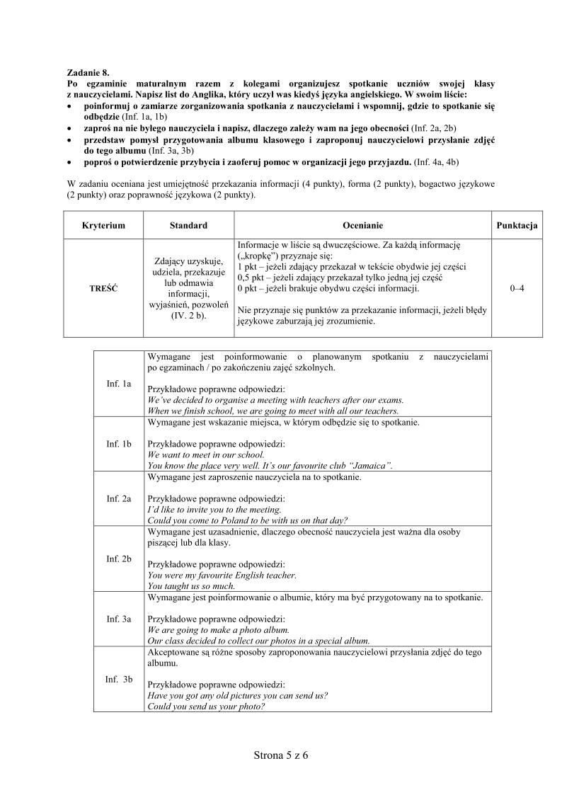 Odpowiedzi - angielski,p. podstawowy, matura 2012-strona-05
