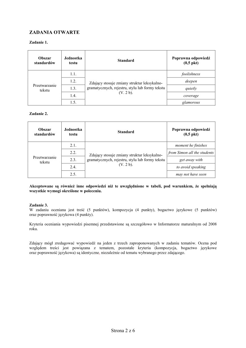 Odpowiedzi - angielski, p. rozszerzony, matura 2012-strona-02