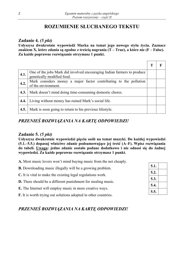 Pytania - angielski, p. rozszerzony, matura 2012-cz2-strona-02