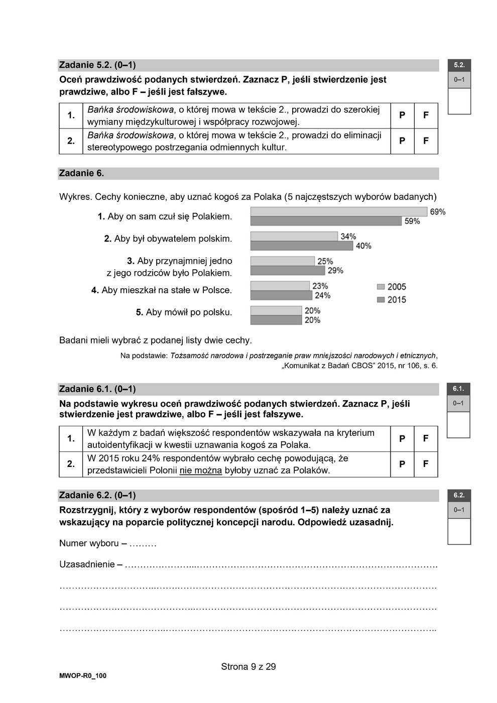 arkusz - WOS - matura 2023 - maj - 0009