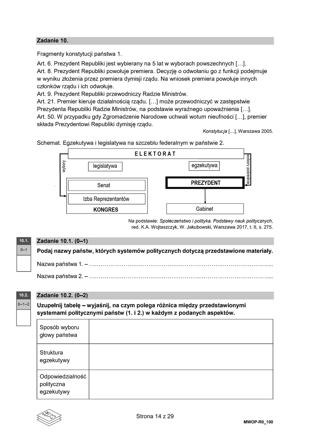 arkusz - WOS - matura 2023 - maj - 0014