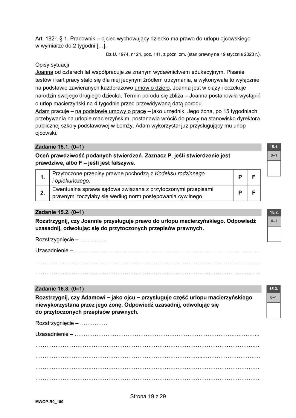 arkusz - WOS - matura 2023 - maj - 0019