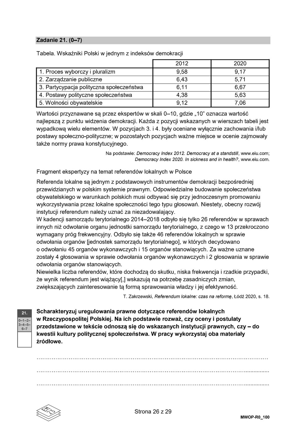 arkusz - WOS - matura 2023 - maj - 0026