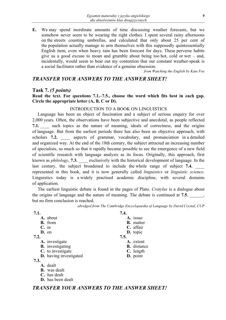 Pytania - angielski dla klas dwujezycznych, matura 2012-strona-09