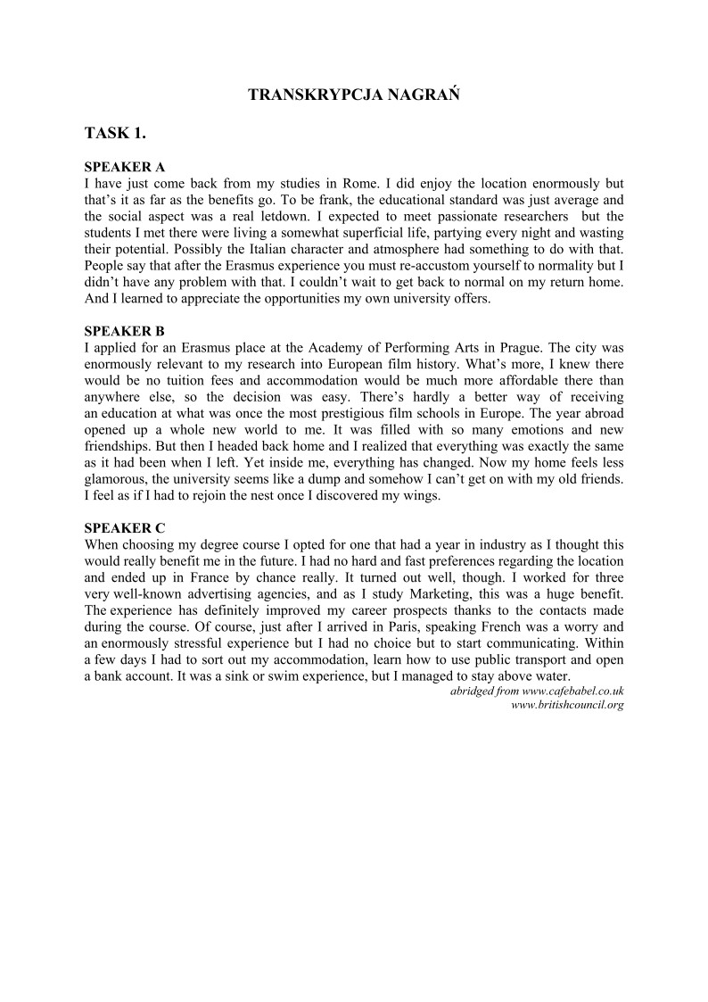 Transkrypcja - angielski dla klas dwujezycznych, matura 2012-strona-01