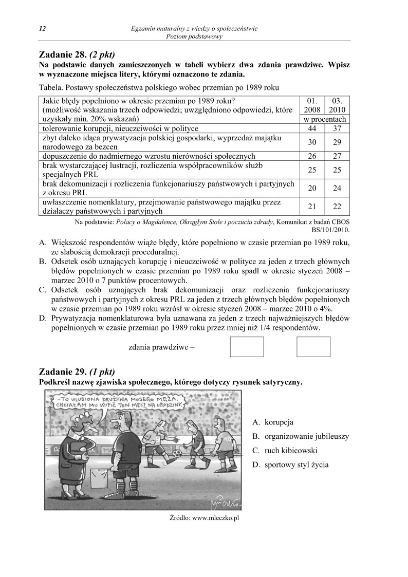 Pytania - wiedza o spoleczenstwie, p. podstawowy, matura 2012-strona-12