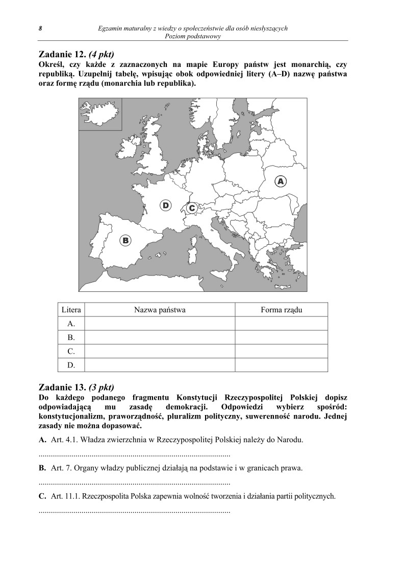 Pytania - wiedza o spoleczenstwie dla osob nieslyszacych, matura 2012-strona-08